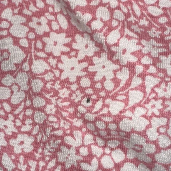 Pink VS Women's Pink Floral‎ Sleeveless Nightgown Size Medium Sleepwear Cotton - Picture 6 of 7